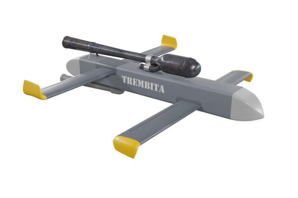 Tên lửa Trembita. Ảnh: TurboSquid.com