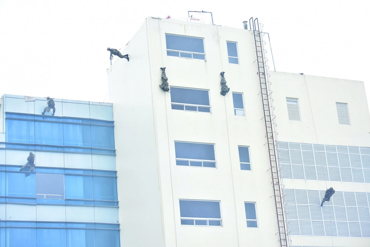 Cuộc diễn tập được tiến hành trên quy mô lớn, phạm vi rộng