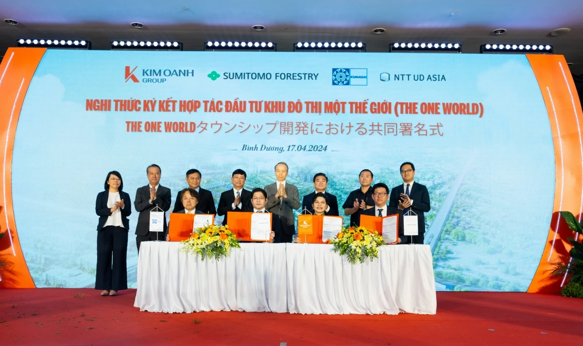 Kim Oanh Group ký kết hợp tác đầu tư với các đối tác lớn đến từ Nhật Bản.