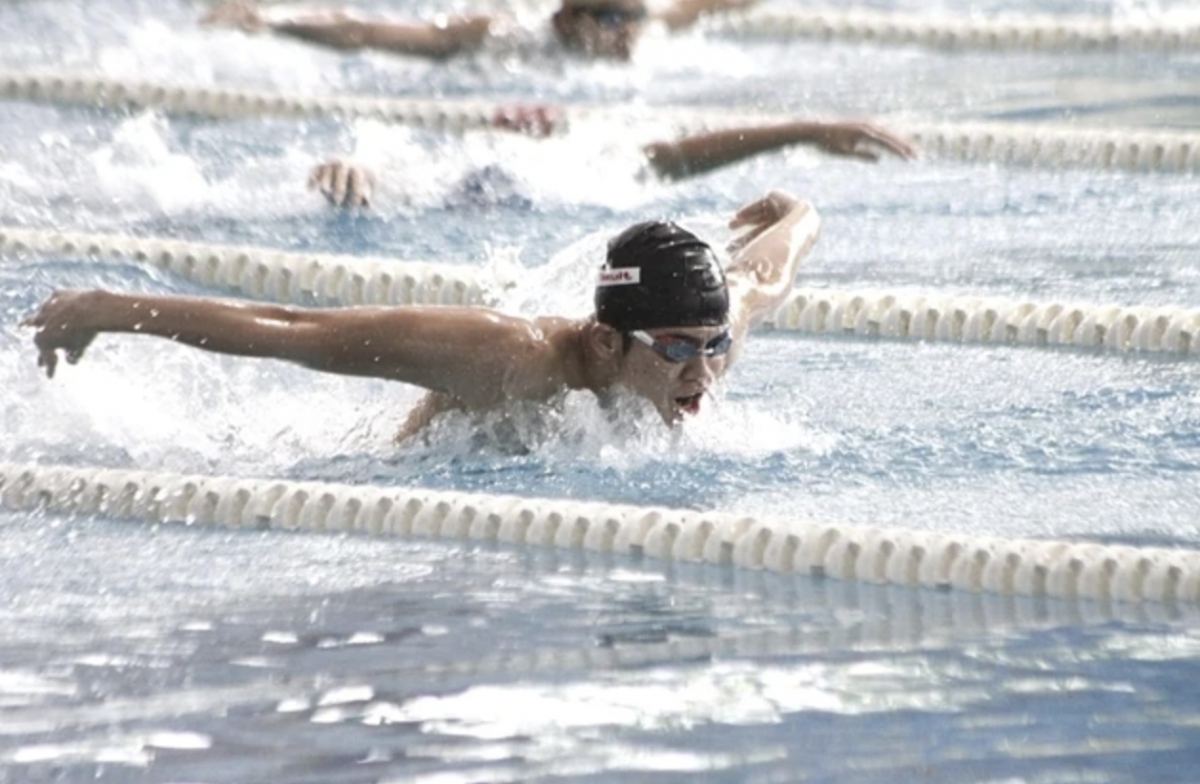 Nguyen Quang Thuan is one of the nine Vietnamese winners at the Southeast Asian Age Groups Swimming Championships on December 6 in Thailand. (Photo of Nguyen Quang Thuan)