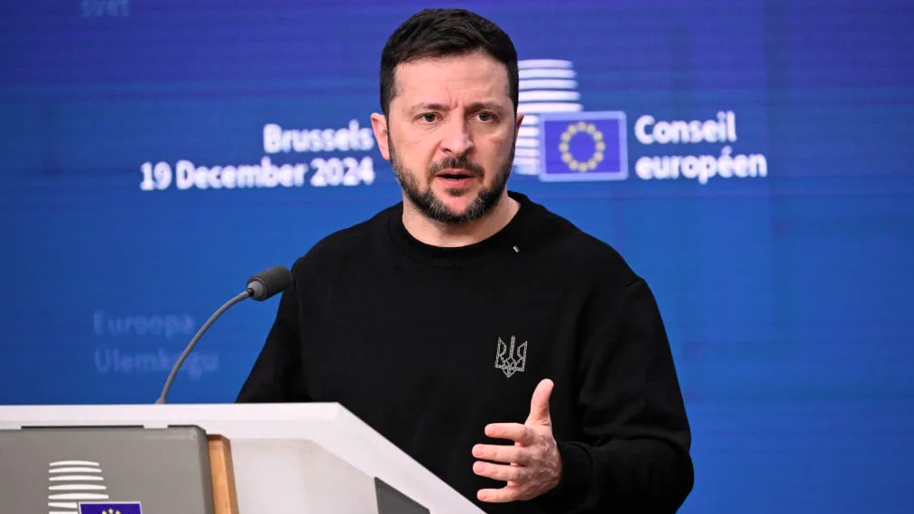 Tổng thống Ukraine Zelensky. Ảnh: Getty