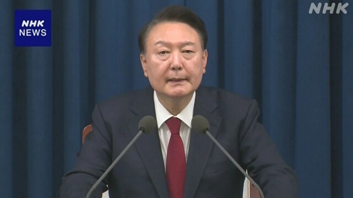 Tổng thống Yun Suk Yeol. Ảnh: NHK