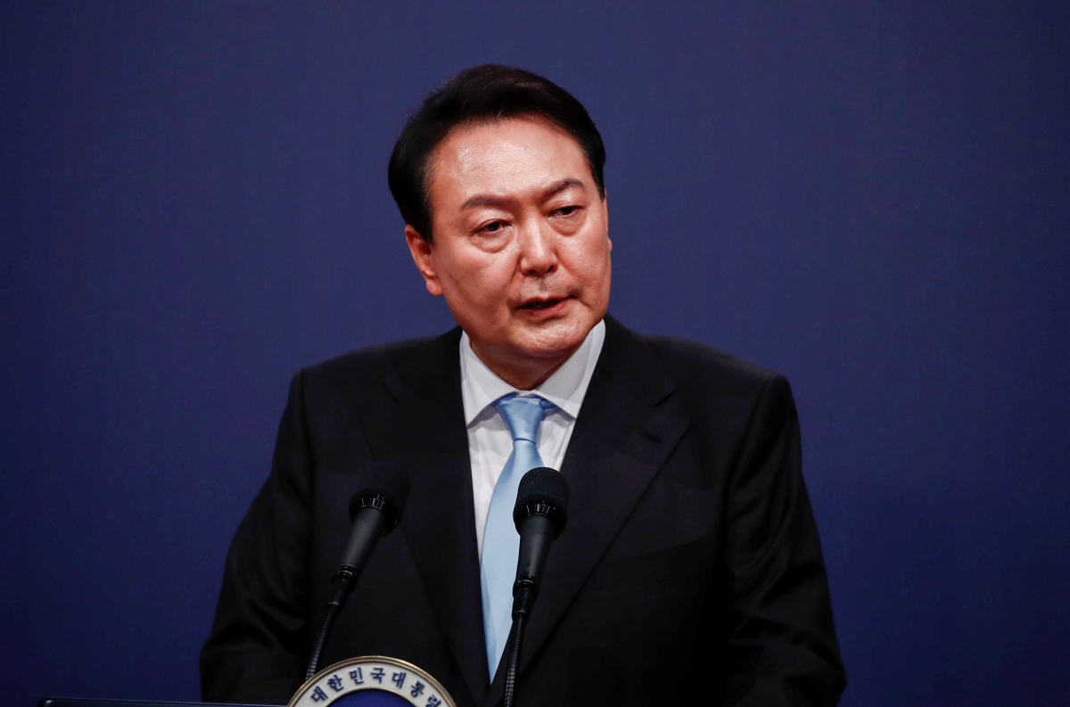 Tổng thống Hàn Quốc Yoon Suk Yeol. Ảnh: Reuters
