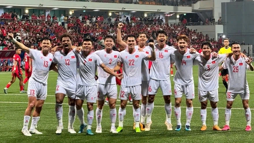 Vietnamese players are in good form to be ready for the second leg match against Singapore on their home field.