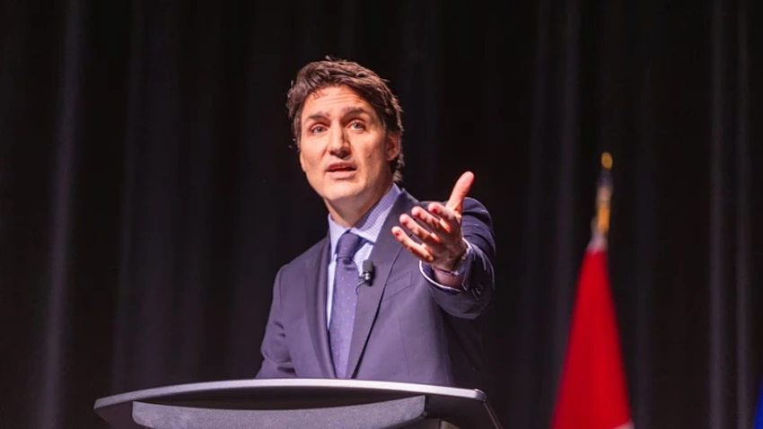Thủ tướng Canada Justin Trudeau tuyên bố, Canada “sẽ có hành động đáp trả” nếu Mỹ áp dụng các mức thuế mới lên hàng nhập khẩu từ Canada - Ảnh: Canadian Express
