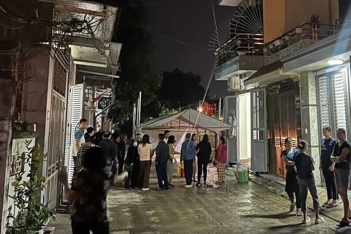Khu vực xảy ra vụ án mạng. (Ảnh: Minh Nguyễn)