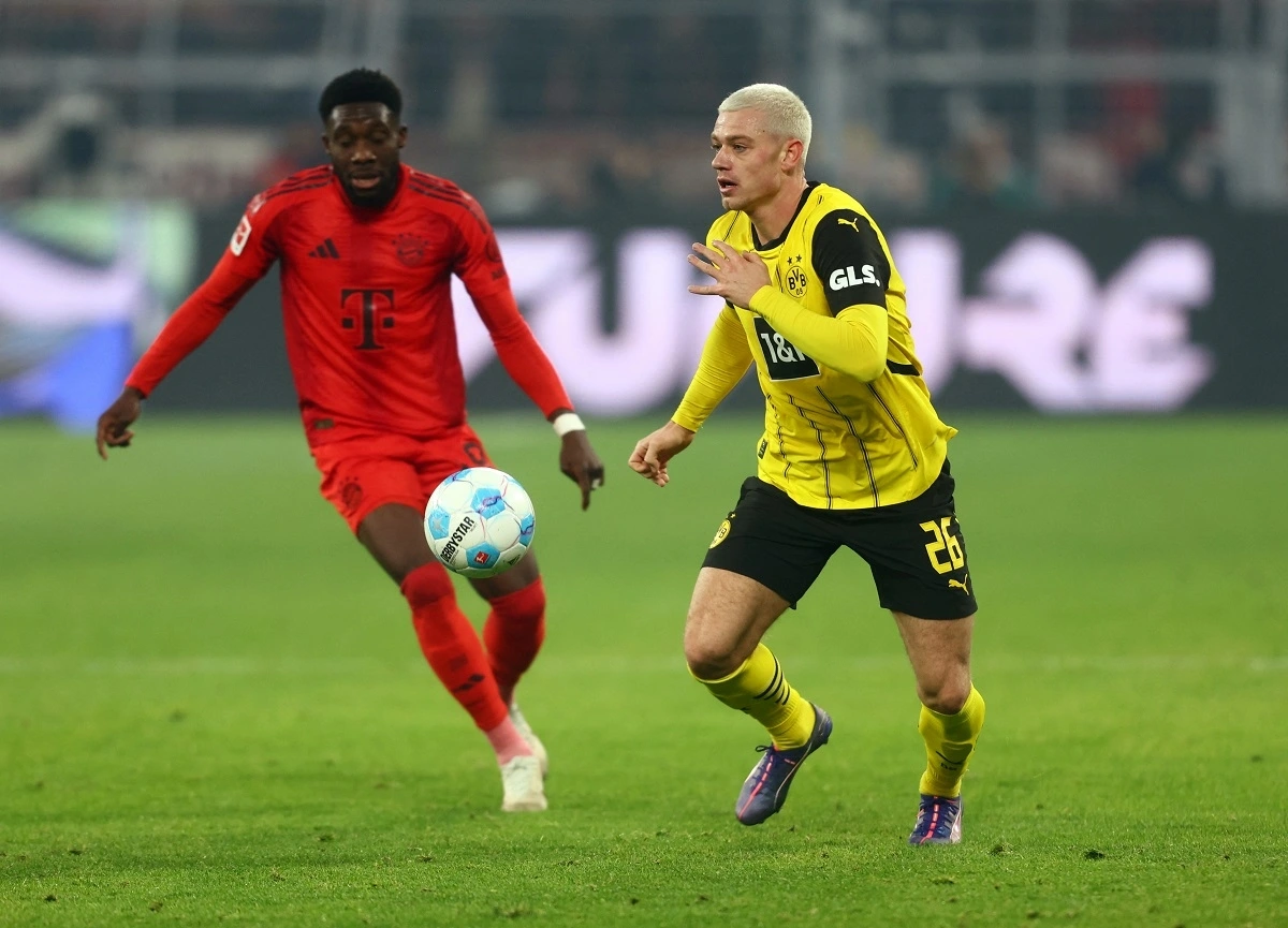 Bayern hòa Dortmund 1-1. (Ảnh: Reuters). 