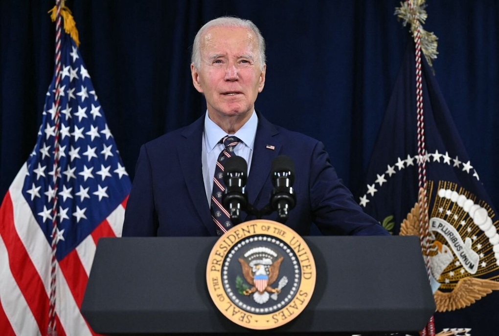 Tổng thống Mỹ Joe Biden khẳng định Washington sẽ tiếp tục làm việc không ngừng nghỉ để củng cố vị thế cho Ukraine (Ảnh: AFP)