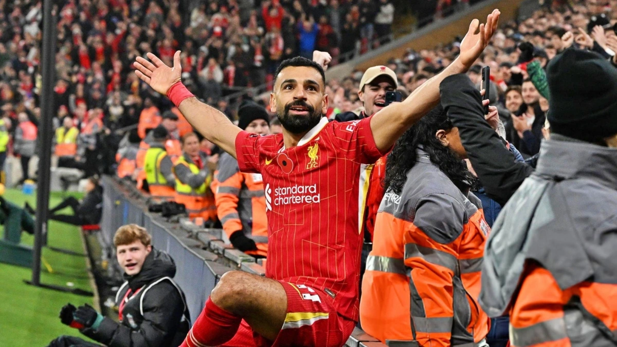 1. Tiền đạo Mohamed Salah (Liverpool) - 13 bàn thắng