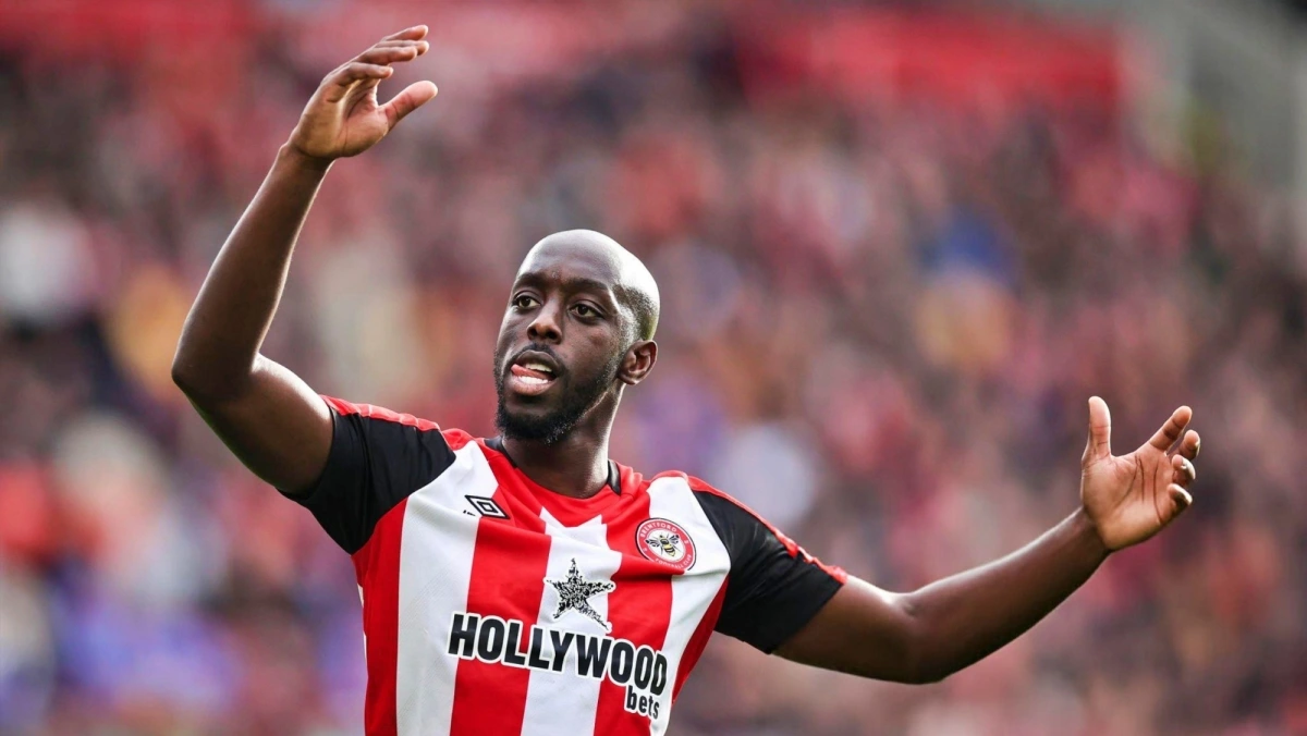 9. Tiền vệ Yoane Wissa (Brentford) - 9 bàn thắng