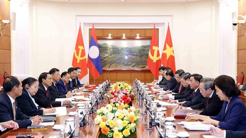 Quang cảnh hội đàm - Ảnh: Phương Hoa/TTXVN