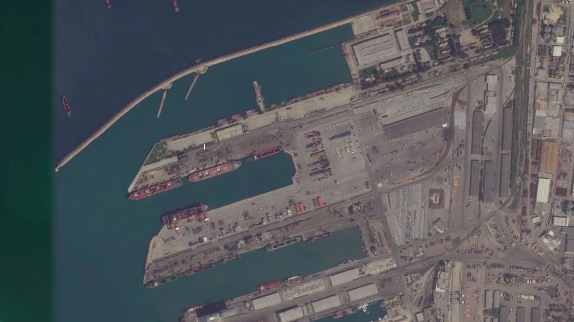 Căn cứ Tartus của Nga ở Syria. Ảnh: Digital Globe