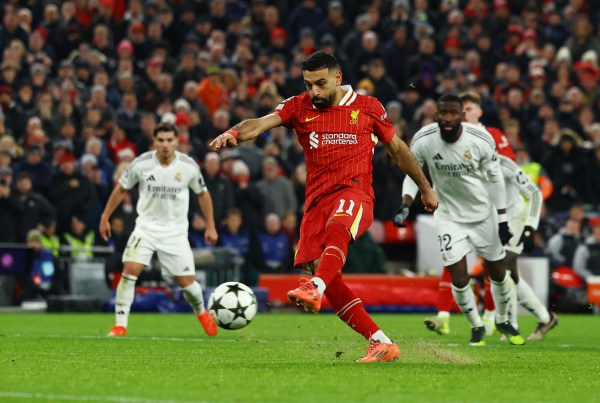 Salah đang có phong độ cao trong màu áo Liverpool (Ảnh: Reuters).