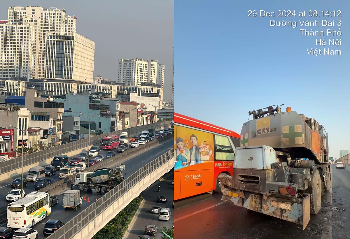 Vụ việc khiến giao thông bị ùn tắc
