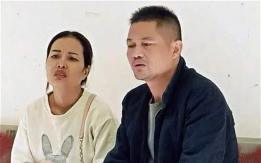 Trang "tàu" cùng chồng người Trung Quốc bị triệu tập tại Lào. (Ảnh: Bộ Công an)