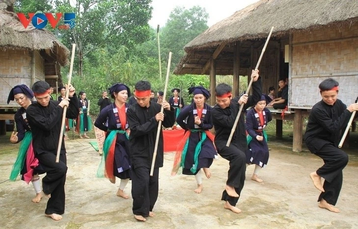 Tac xinh dancing is recognized as a national intangible cultural heritage by the Ministry of Culture, Sports, and Tourism in 2014. (Photo: Ha Linh/ VOV5)