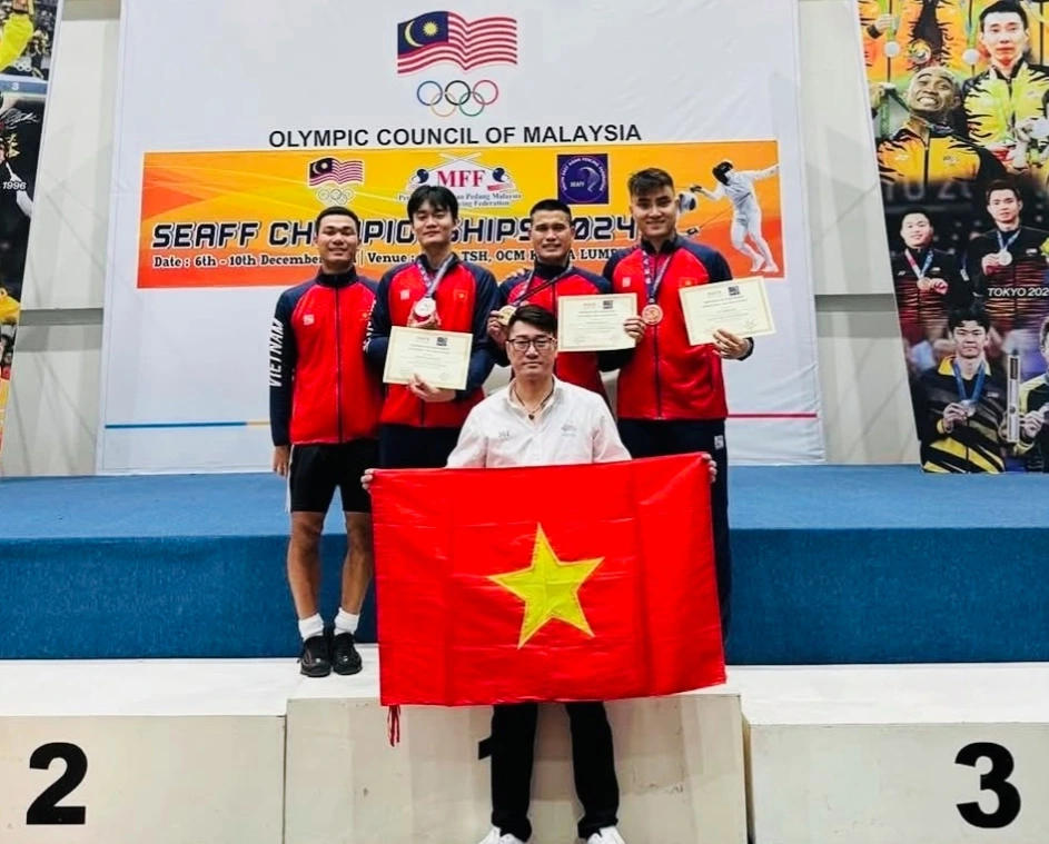 Vietnam tops Southeast Asian fencing championships