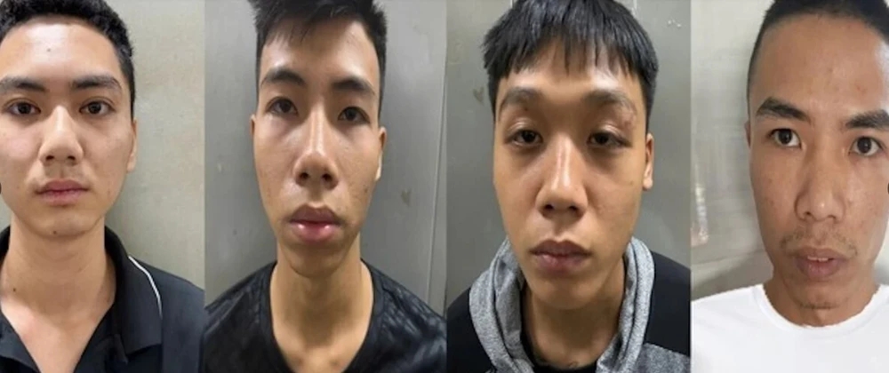 Hình ảnh 4 đối tượng Trường, Hải, Khải, Cảnh (theo thứ tự từ trái qua).