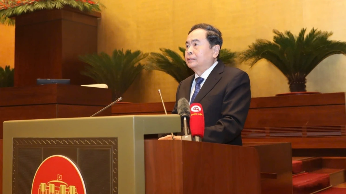 Chủ tịch Quốc hội Trần Thanh Mẫn.