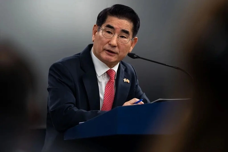 Cựu Bộ trưởng Quốc phòng Hàn Quốc Kim Yong Hyun. Ảnh: Getty