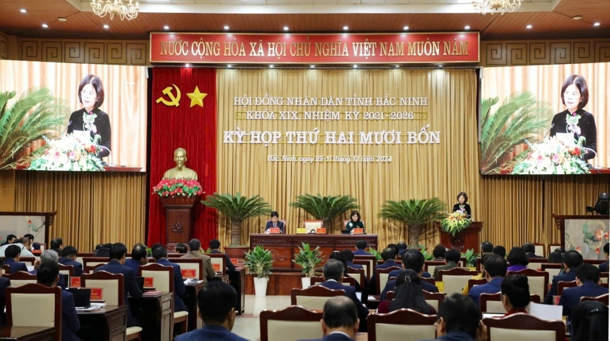 Kỳ họp lần thứ 24 của HĐND tỉnh Bắc Ninh