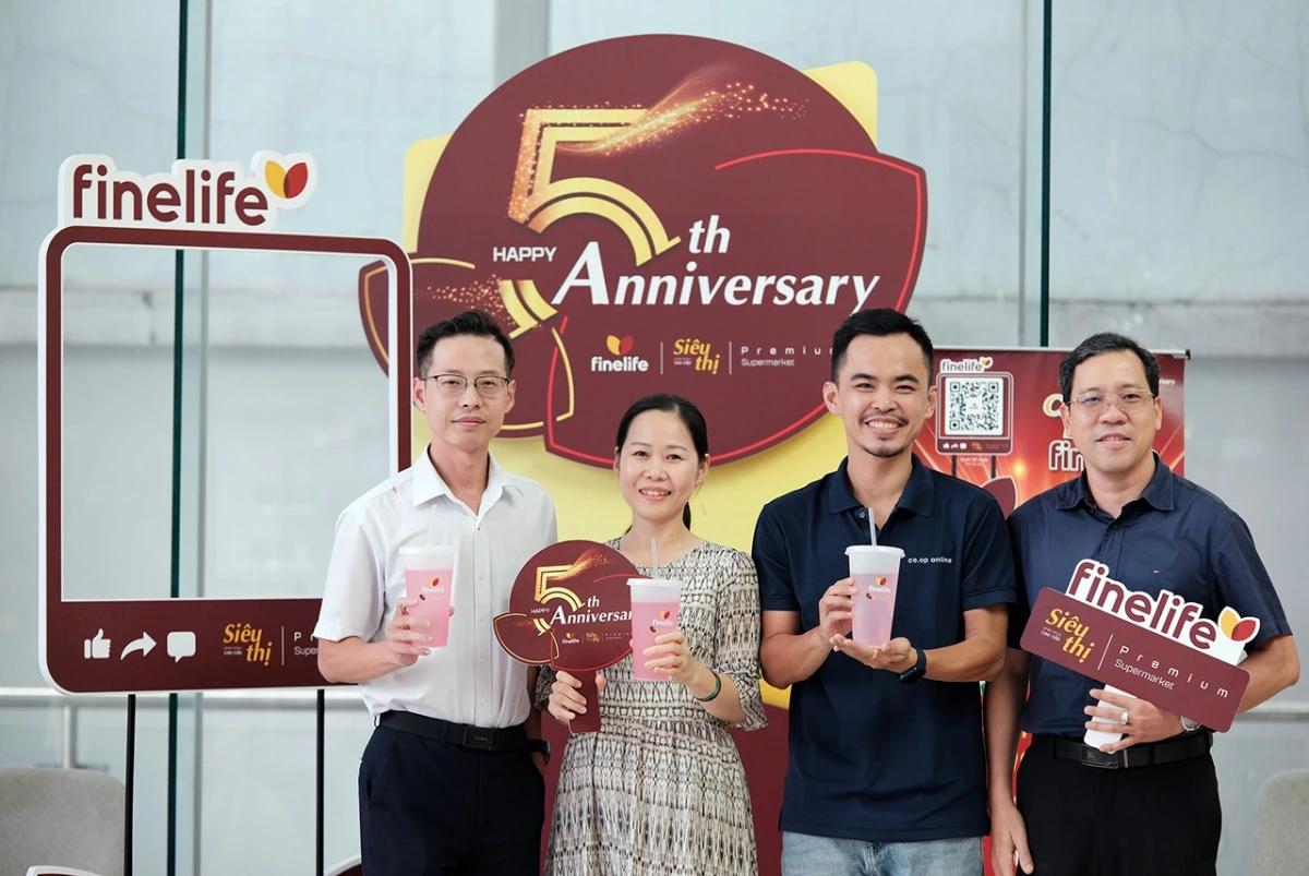 Finelife tưng bừng tổ chức sự kiện chào đón sinh nhật lần thứ 5 tại Finelife Foodstore Hà Đô (quận 10, TP.HCM)