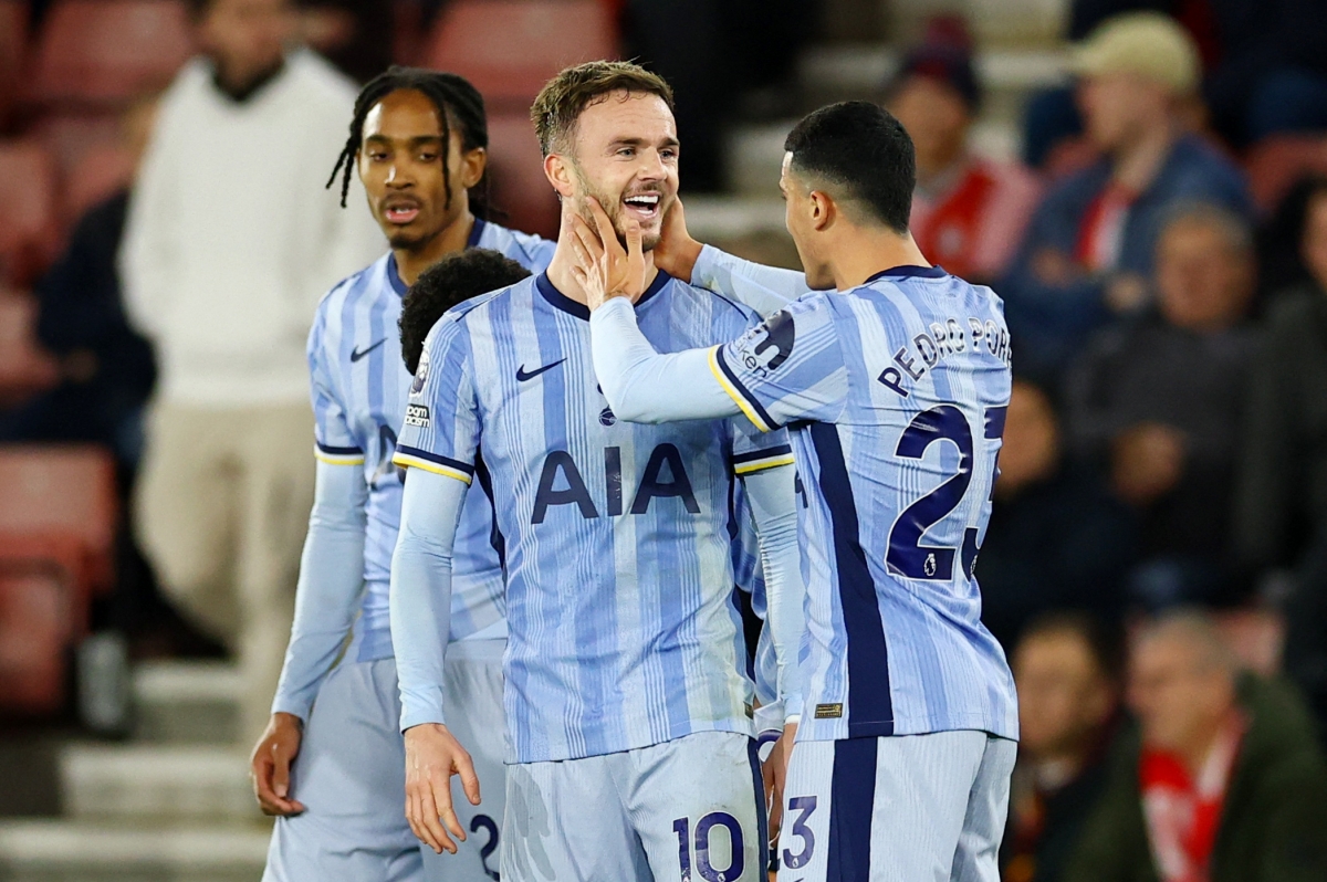 Tottenham thắng 5-0 Southampton. (Ảnh: Reuters)
