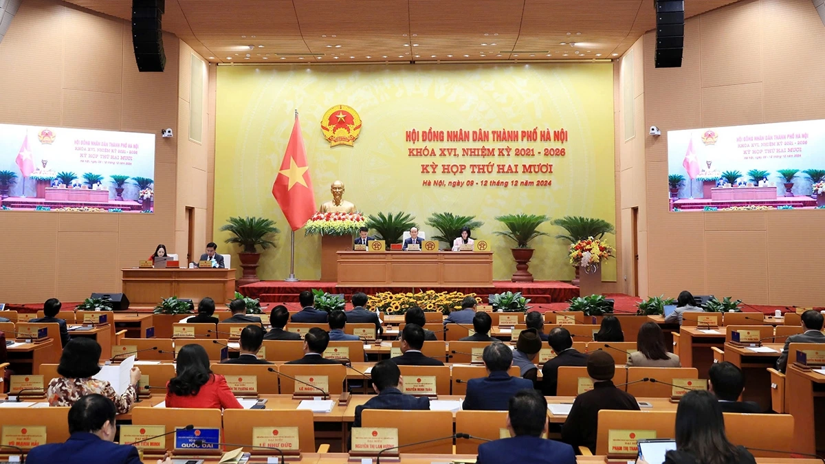 Kỳ họp thứ 20 HĐND thành phố Hà Nội