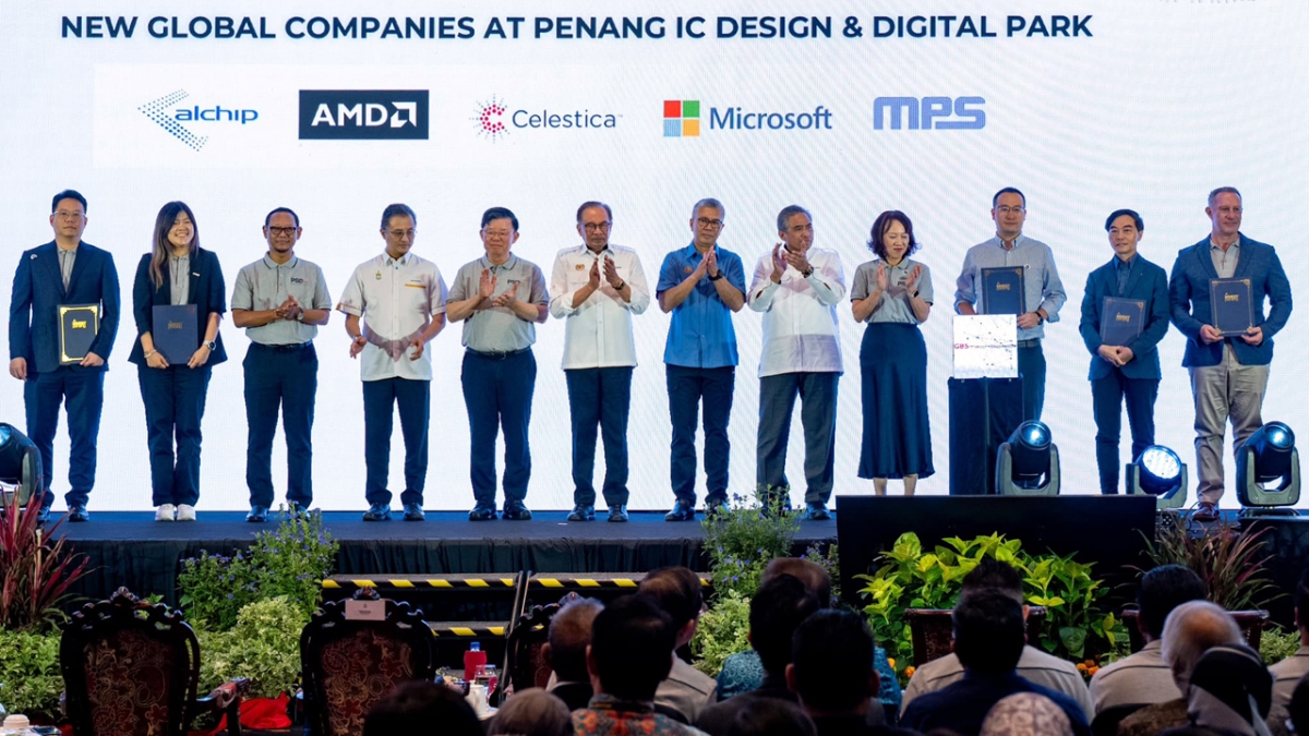 Lễ công bố Sáng kiến "Penang Silicon Design @5km+" diễn ra vào sáng 7/12 - Ảnh: Facebook Thủ tướng Malaysia