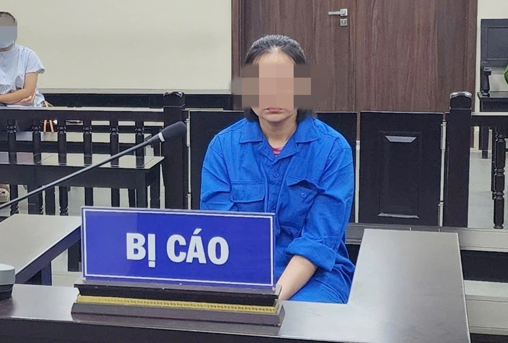 Nguyễn Thị Dung tại phiên tòa