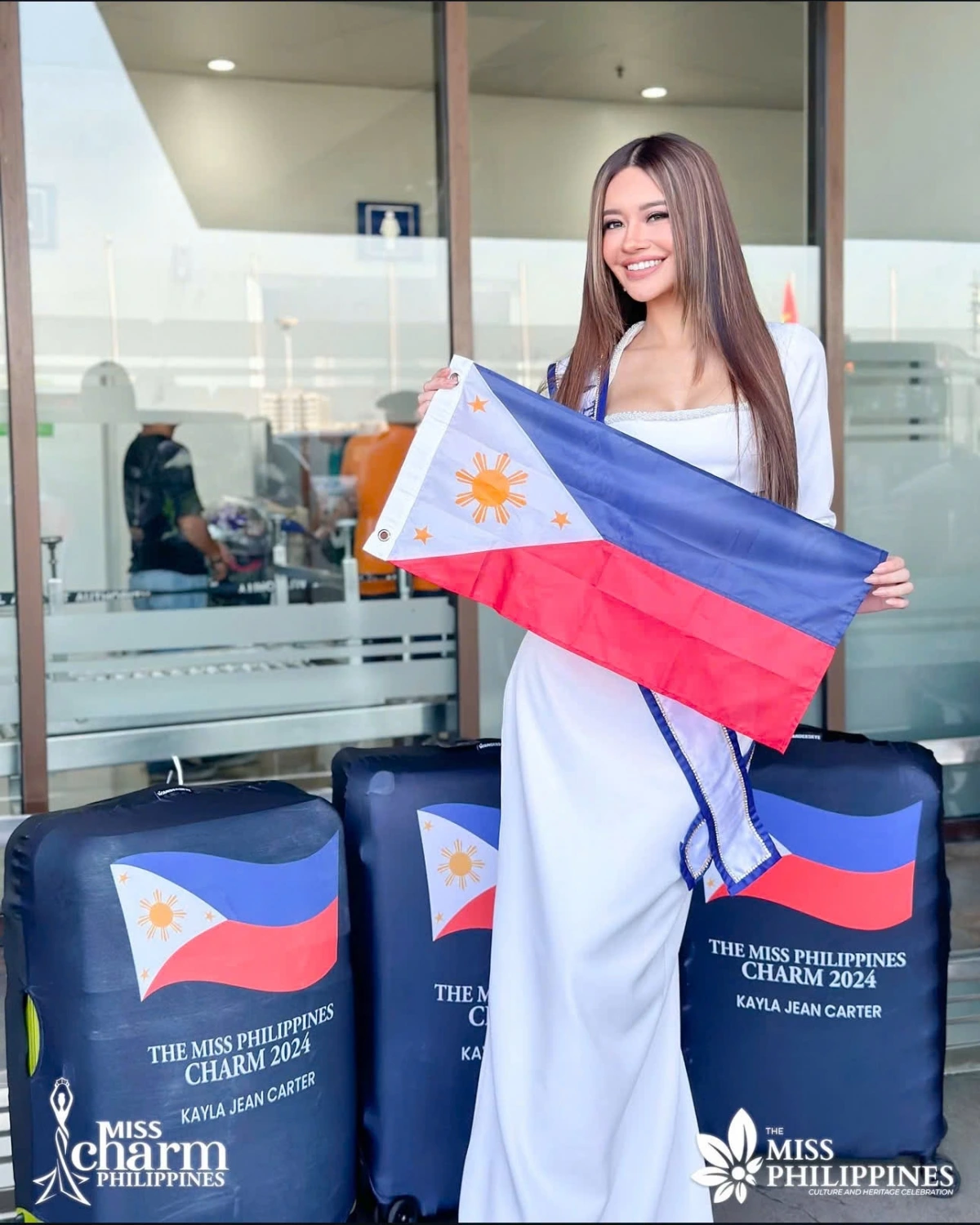 Người đẹp Kayla Jean Carter, đại diện của Philippines tham dự Miss Charm 2024
