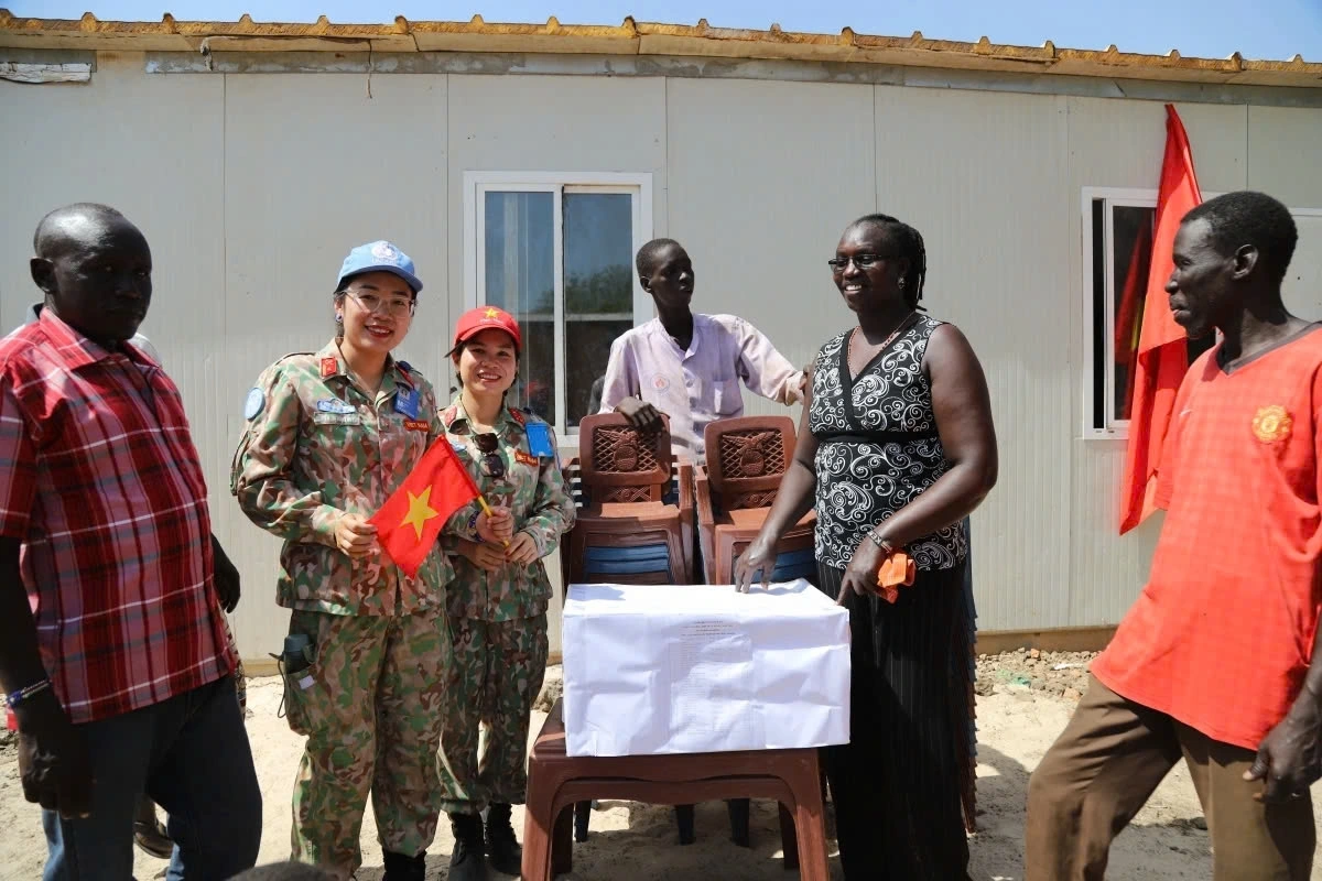 Đội Công binh số 1 Việt Nam tại Abyei (phần lãnh thổ phía bắc của Sudan, nơi khu vực Phái bộ An ninh lâm thời LHQ quản lý)