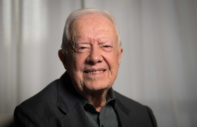 Cựu Tổng thống Mỹ Jimmy Carter tại thành phố New York City, bang New York hồi năm 2018. Ảnh: Reuters