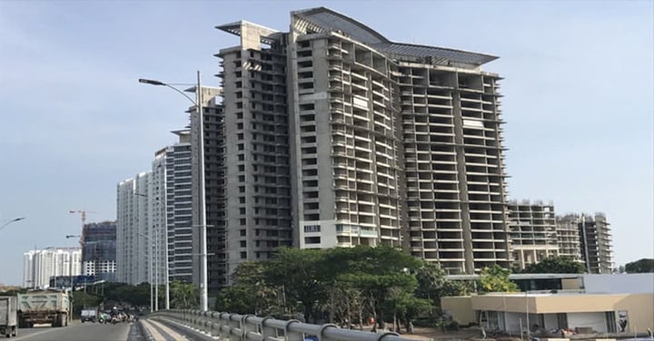 Thống kê giai đoạn 2015-2023, TP.HCM có 86 dự án "tồn kho", tương ứng 54.051 căn nhà không thể hoàn thành. (Ảnh: N. Hùng)