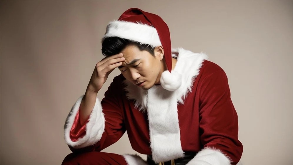 Làm ông già Noel đi chuyển quà, tôi phát hiện bí mật động trời của anh rể. (Ảnh minh họa: AI)