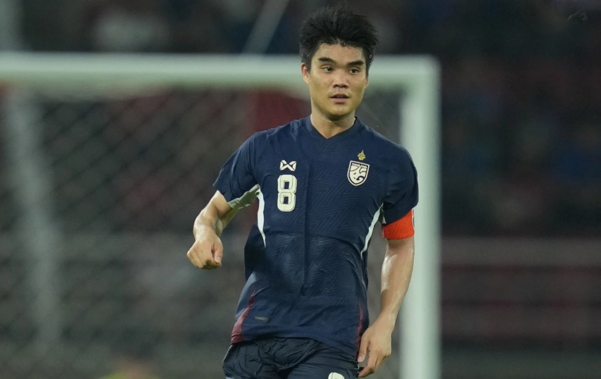 Peeradon Chamratsamee là đội trưởng ĐT Thái Lan tại ASEAN Cup 2024 (Ảnh: Changsuek)