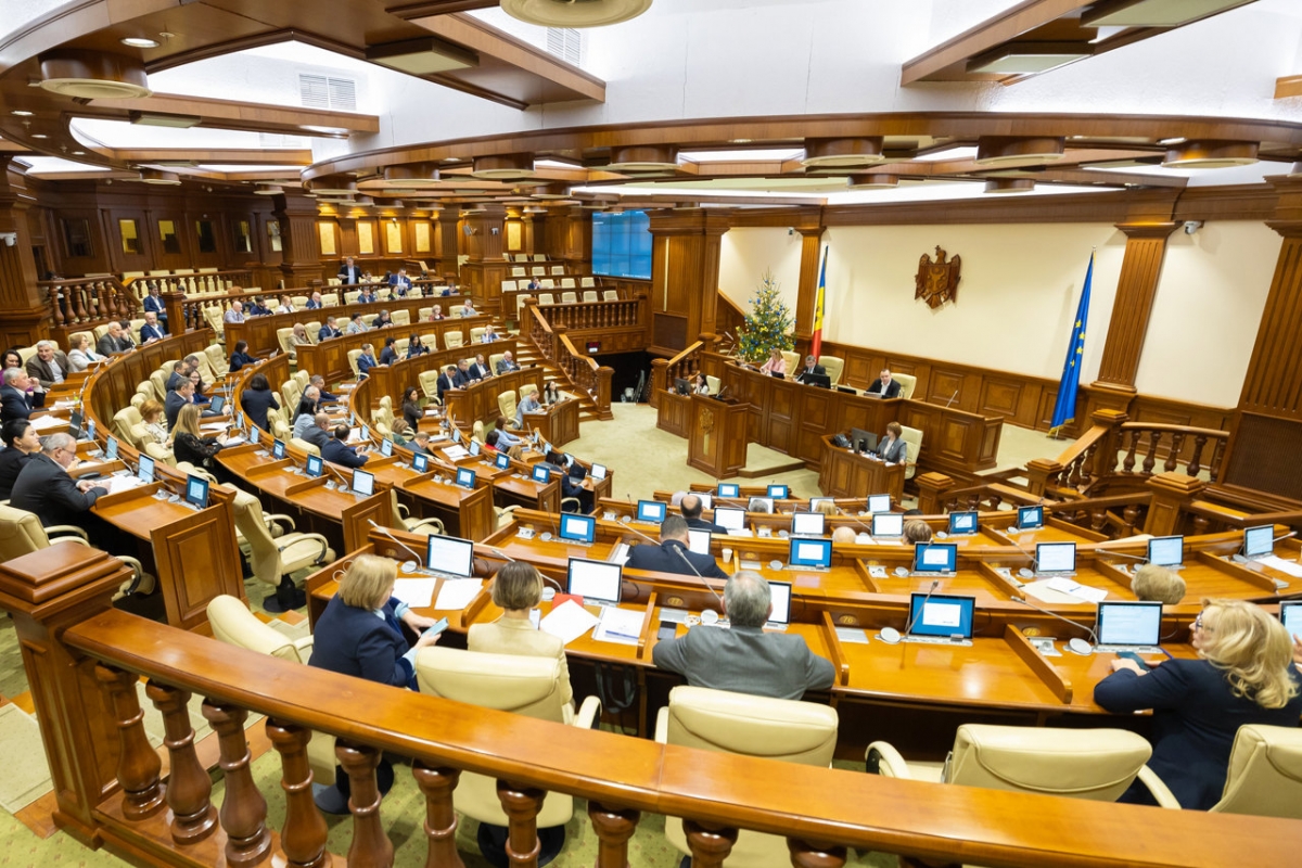 Quốc hội Moldova bỏ phiếu thông qua Chiến lược quốc phòng quốc gia giai đoạn 2024-2034 (Ảnh: Moldpres.md)