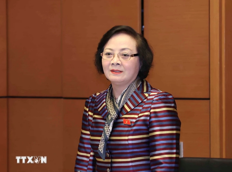 Bộ trưởng Bộ Nội vụ Phạm Thị Thanh Trà (Ảnh: Phương Hoa/TTXVN)