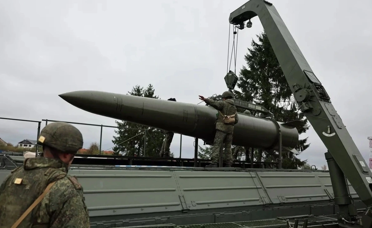 Tên lửa đạn đạo chiến thuật Iskander-M của Nga. Ảnh: Sputnik.