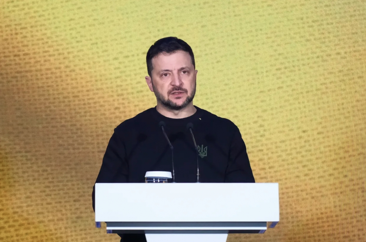 Tổng thống Ukraine Volodymyr Zelensky. Ảnh: The Kyiv Independent