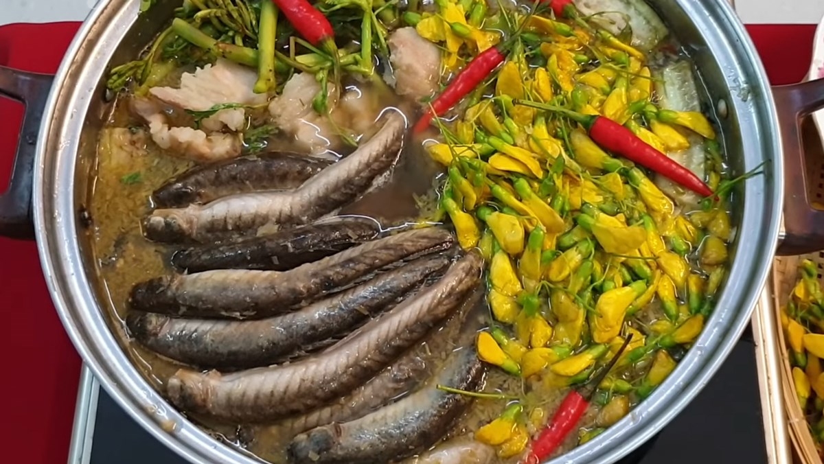 Lẩu cá kèo. (Ảnh: T.L)