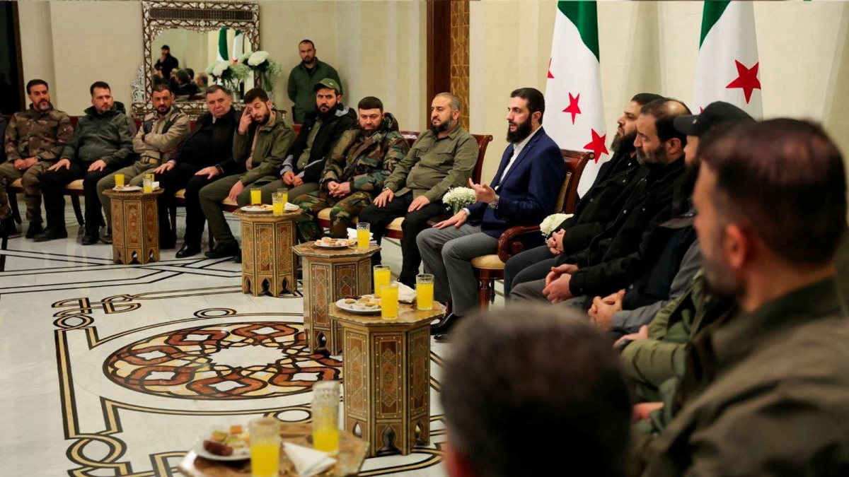 Cuộc họp các nhóm vũ trang Syria. (Ảnh: Reuters)