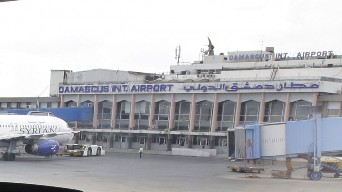 Sân bay Damascus.Nguồn: CNN.