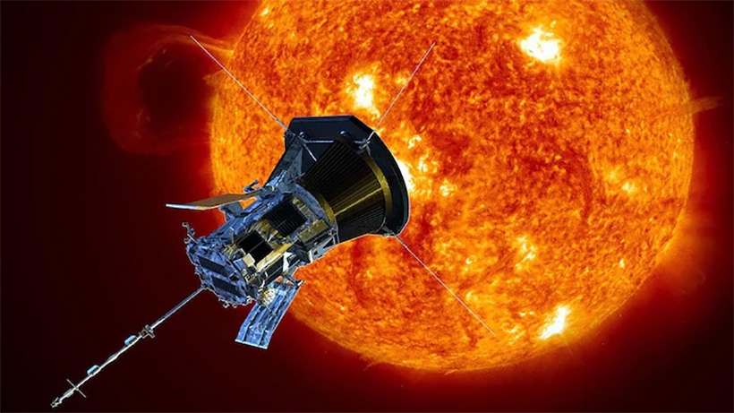 Tày Parker Solar Probe đã an toàn hoàn thành chuyến tiếp cận gần nhất từ trước tới nay với Mặt trời. Ảnh: NASA