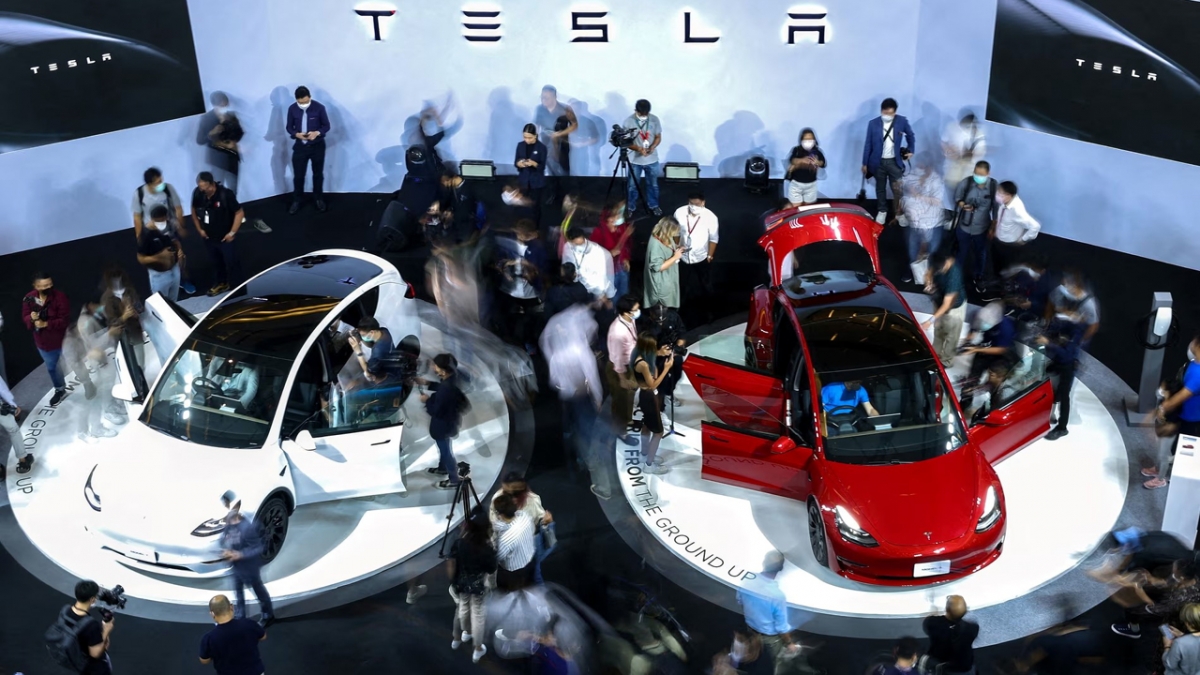 Tesla Model Y là mẫu xe điện được ưa thích nhất tại thị trường Australia trong năm 2024 - Ảnh: Athit Perawongmetha