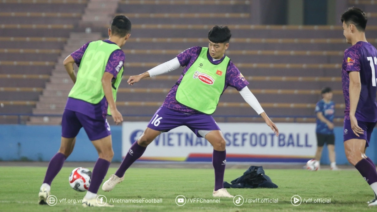 Thành Chung đặt mục tiêu vô địch ASEAN Cup 2024 (Ảnh: VFF)