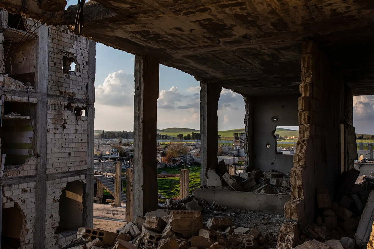 Hình ảnh thành phố Kobani năm 2019. Thành phố này có đa số là người Kurd sinh sống. Ảnh: New York Times