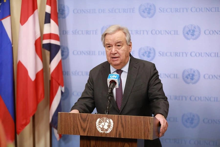 Tổng Thư ký Liên Hợp Quốc Antonio Guterres. Ảnh: Tân Hoa xã.