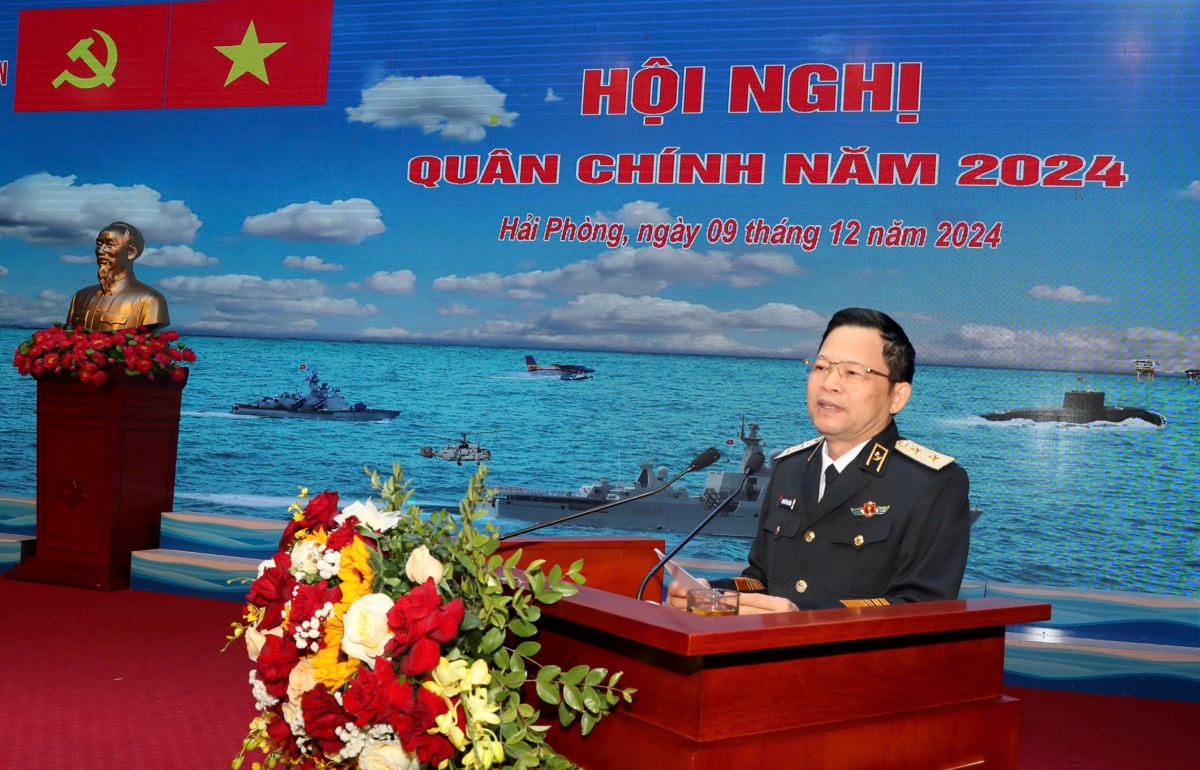 Trung tướng Nguyễn Văn Bổng phát biểu tại Hội nghị