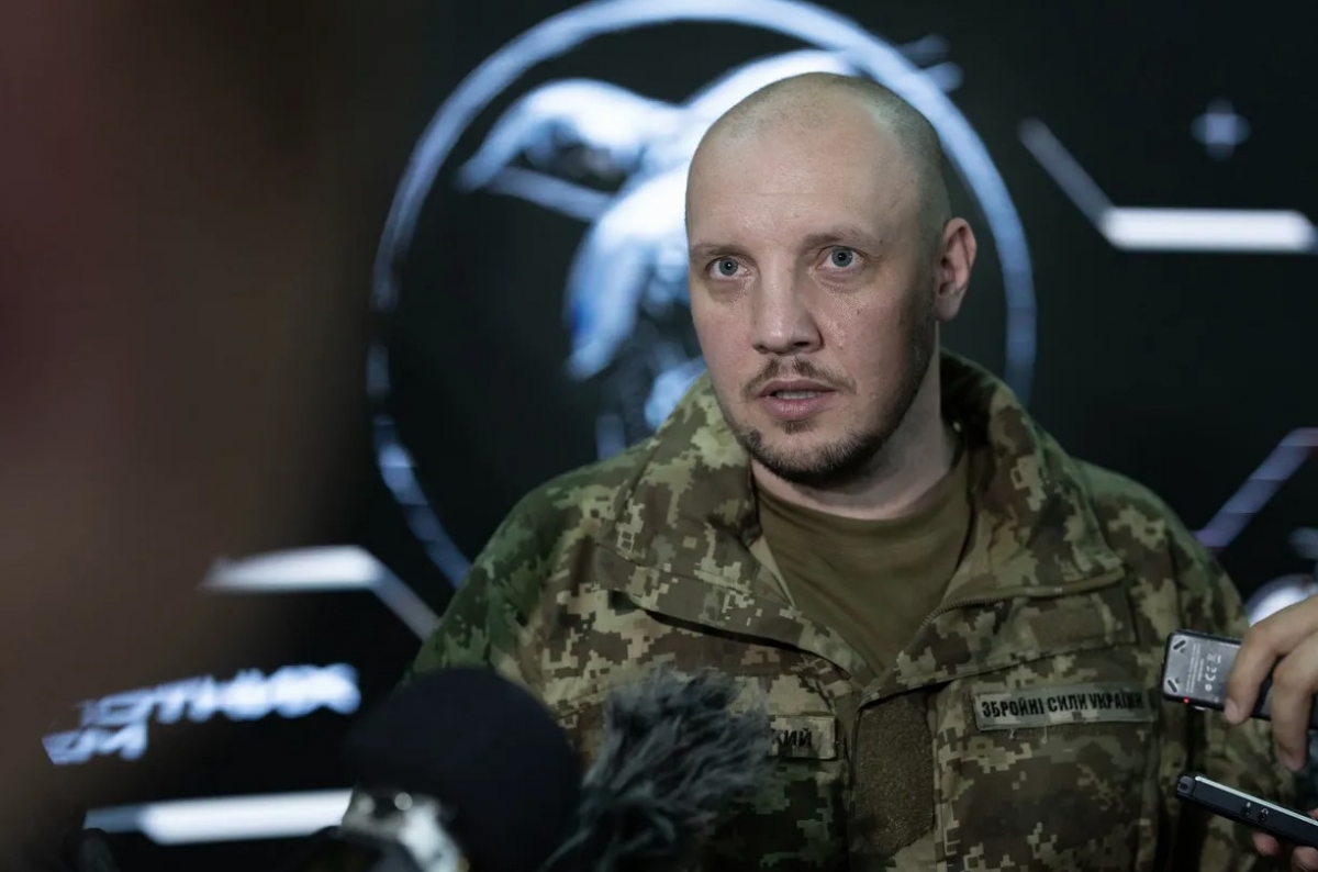 Người đứng đầu lực lượng máy bay không người lái của Ukraine Vadym Sukharevskyi. Ảnh: Getty
